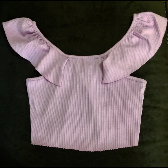 Zara Tops - Zara lavender/ lilac crop top